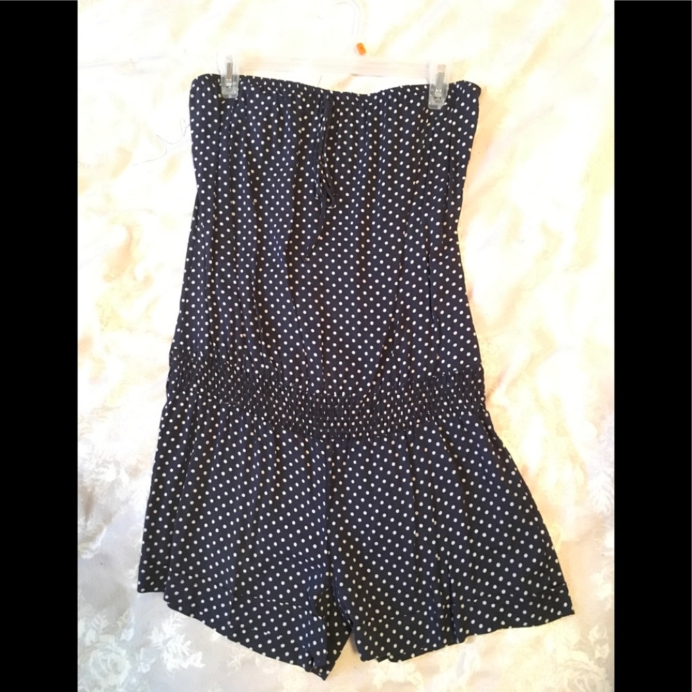 Polka dot romper